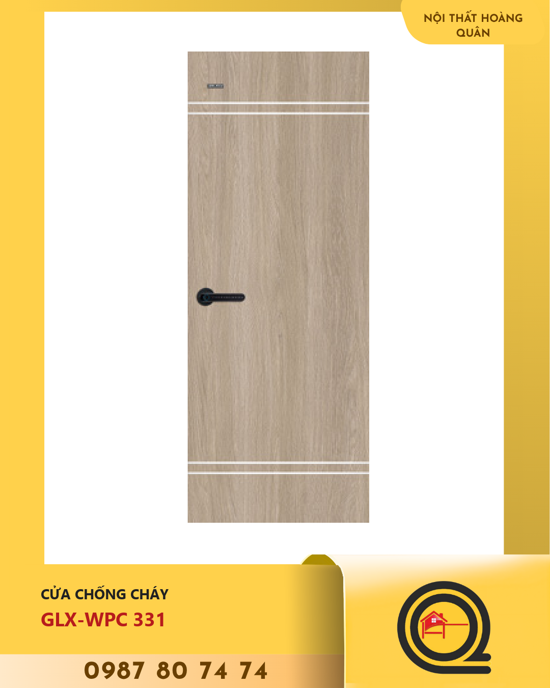 Cửa Nhựa Gỗ WPC GLX-WPC 331